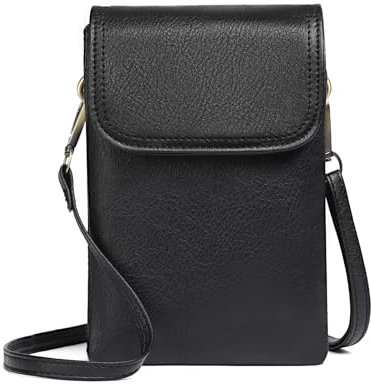 GAEKEAO Small Crossbody Bags for Women Leather Phone Bag, Phone Bags for Women Crossbody with RFID Blocking Credit Card Slots