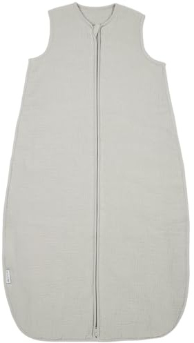 Meyco Baby Greige Schlafsack ohne Ärmel gefüttert musselin 90cm
