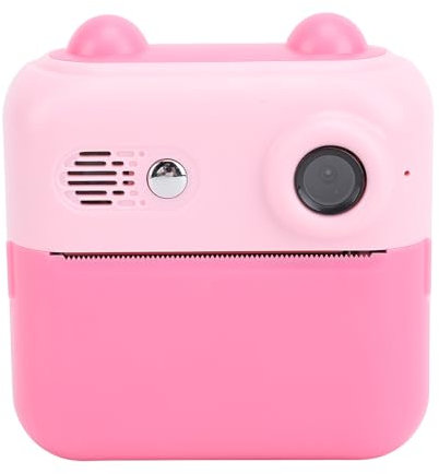 Cámara Instantánea para Niños, Cámara Instant Print Que Admite Zoom Digital para Entretenimiento (Rosado)