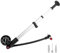 QWORK® Pompe à Chocs Haute Pression VTT (300 PSI Max) avec Valve sans Perte et Jauge de Précision - pour Fourche et Suspension Arrière