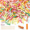 Sixfolo 400 Pcs Capsule Lettre Message Capsule Message Transparent Gélules Message Dans Bouteille Pilule Lettres Message avec Cœur pour Amitié Saint Valentin Anniversaire Mariage(Couleur Aléatoire)