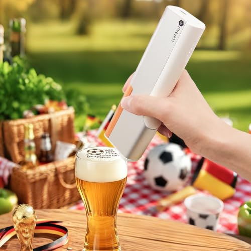 EVEBOT Kleiner PrintPen zum Herstellen von Mustern auf Macarons, Kaffee, Kuchen und Schaumgetränken, mit App-Steuerung für Zuhause, Geschäft, Konditorei, Café (Schwarz)