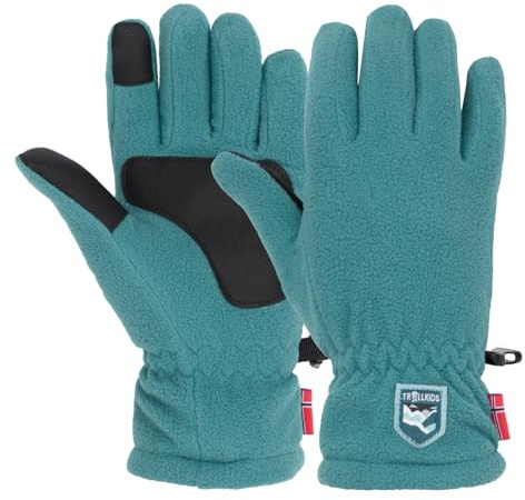 Trollkids Kids Eikedalen Glove | Leichtes Fleece-Material, Touchscreen-kompatibel