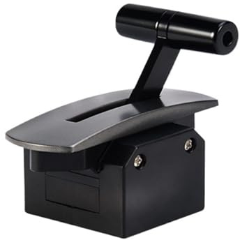 MNMIOIO Joystick di registrazione tipo T 78AB, leva di controllo a bilanciere Hall Joystick a barra di trazione monoasse(Without,12-24V output0-5V)