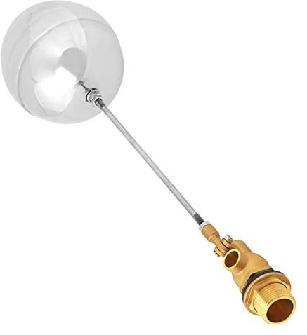 Walfront Edelstahl-Schwimmerventil, G3/4-Zoll-Messing-Wasserventil mit Gummidichtung für Magnetischen Füllstandsschalter und Flüssigkeitsstandsmessung