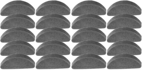 YARNOW 20 pezzi Chiavette Woodruff in metallo: chiavette Woodruff circolari a mezzaluna, raccordi per chiavetta volano in metallo per motori di moto, ATV, quad e beach volley da 90, 125 e 140
