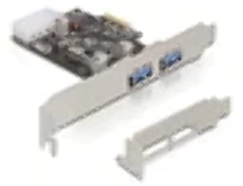Delock PCI Express Karte > 2 x extern USB 3.0 Typ-A Buchse, Schwarz, 89243