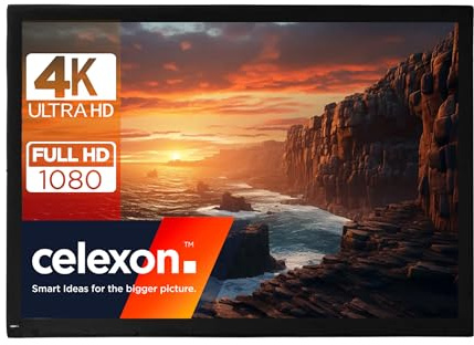 celexon Mobile Expert Front projection Inflatable Outdoor -Fabric 90 | 203x114 cm 4:3 | 4K Full HD | For changing or replacing the fabric of the celexon Mobile Expert folding frame screen