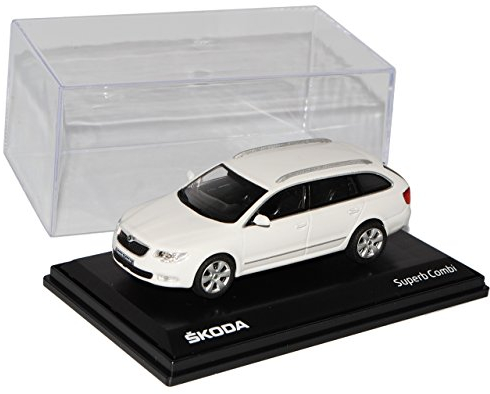 Abrex ?Koda Superb 2010 ii 2 Kombi Weiss Candy 015e 2008-2015 1/43 Modellauto Modell Auto
