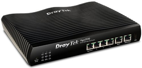 Draytek Vigor 2920 Dual-WAN High Speed Router (Black)