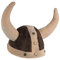 DEGUISE TOI VEGAOO - Weicher Wikingerhelm braun - Helm - Einheitsgröße - Braun - Accessoires - 100% Polyester - Carnaval