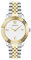 Versace Greca Signature Damenuhr Silber Gold Stahl Weiß Zifferblatt 38mm VEVC00519