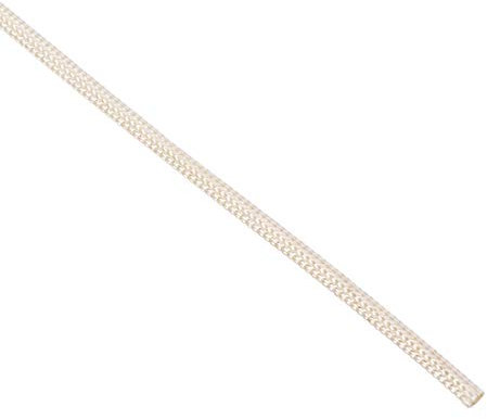 sourcing map Gaine de tresse isolante, manchon en fibre de verre haute température de 1,5 mm, blanc