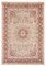 Carpeto Rugs Orientalischer Traditioneller Teppich mit Blumen - Kurzflor - Weich Teppich für Wohnzimmer, Schlafzimmer, Esszimmer - ÖKO-TEX Wohnzimmerteppich - Teppiche - Rot Creme - 100 x 150 cm