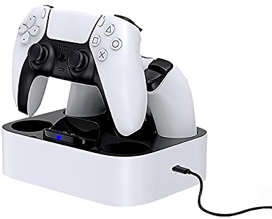 Playstation 5 Controller Ladestation, Docking Station for PS5, PS5 Ladegerät, 2 Controller, Schnellladegerät für 2 Controller gleichzeitig