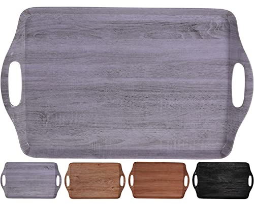 Importacion Bandeja melamina 45x30cm maderas surtida