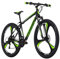KS Cycling Mountainbike Hardtail 29'' Sharp Schwarz (Schwarz-Grün, 29 Zoll, 51 cm)