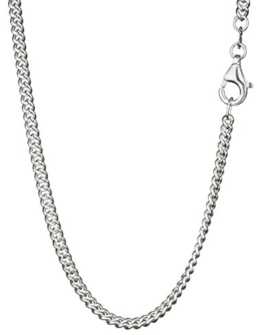 NKlaus 40cm Panzerkette 925 Silber elegante Halskette Breite: 2,5mm Collier 6,9g schwer 4120