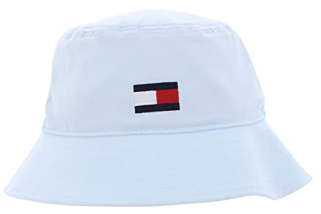 TOMMY HILFIGER Hut Big Flag Soft Kids Bucket Hat Shimmering Blue hellblau