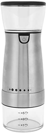 ZPSHYD Macinacaffè Automatico Ricaricabile Tramite USB per Uso Domestico E in Ufficio - Macinacaffè Elettrico Portatile