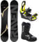 RAVEN Snowboard Set: Snowboard Pulse + Bindung s230 Lime + Boots Target (167cm Wide + s230 Lime M/L + Target 47)
