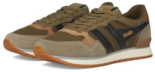Gola Colorado Mens Casual Trainers in Khaki Rhino Black - 8 UK