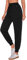 Terecey Pantaloni Sportivi Donna Pantalone Tuta Cotone Estivi Pantaloni Jogger Leggeri Traspirante con Tasca con Cerniera e Coulisse per Yoga Palestra Trekking, Nero XL