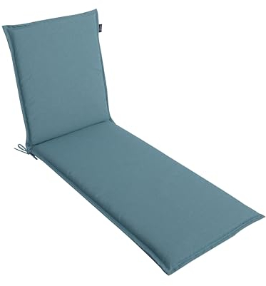 LILENO HOME Sonnenliege Auflage als [1er Set - Rollliege] in Aqua - Gartenliegen Auflage perfekt für Strandliege - Polster Auflage für Gartenliege (190x60x5cm) Malt