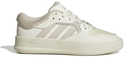 adidas Herren Court 24 Schuhe, Owhite/ALUMIN/Ivory, 49 1/3 EU