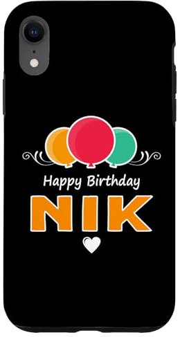 Hülle für iPhone XR Alles Gute zum Geburtstag Spruch Nik
