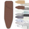 ZYXQQJ Bügelbrettbezug Mit Extra Dicker Baumwolle Bügeltischbezug Einfache Passform 81x30cm 92x33cm 110x35cm 122x48cm 137x38cm 137x45cm(Chocolate,81x30cm(32x12in))