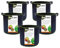 Foeska 5 Pack Plant Grow Bags with Handles, Potato Grow Bags, Fabric Pots, Grow Bag for Tomato, Potato, Vegetable, Flower, Pack of 5, 3 Gal （11L）