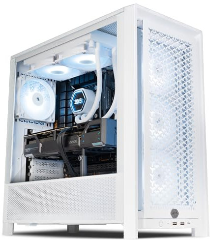 3XS Melius Liquid Cooled Gaming PC | Radeon RX 9070 XT 16GB | Ryzen 7 9800X3D 8-Core | 32GB RAM | 2TB M.2 SSD | Dynamic RGB Lighting | WiFi | Streaming Ready | Windows 11
