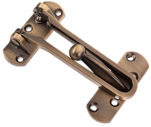 Veemoon Verrou De Porte De Sécurité Métal Robuste Avec Loquet Bascule Anti-effraction Intérieur Pour Maison Et Hôtel Installation Simple Style Vintage Bronze