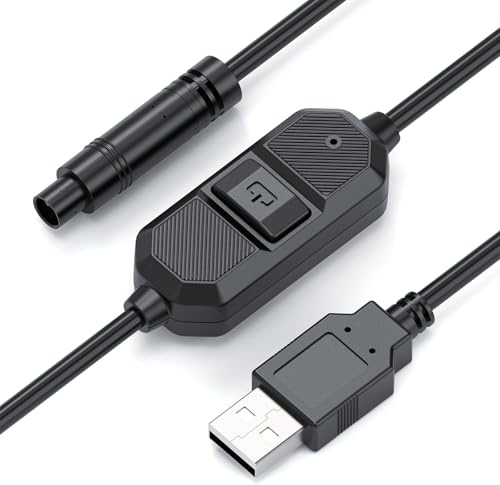AUTO-VOX USB-Ladegerät DC 5V auf 12V, Ladekabel für Kabellose Rückfahrkamera, 4-Polige Stromversorgung für S3A Plus, Solar4B, Solar 5A, Zigarettenanzünder Nicht Belegt, Wohnmobil/Autozubehör