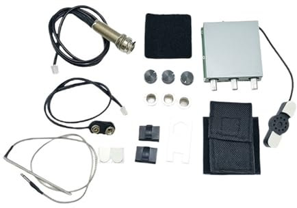 Micro piézo pour guitare acoustique et ukulélé - Préampli inclus pour une meilleure amplification du son