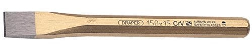 Draper 51554 97 Expert Octagonal Flat Cold Chisel, 15mm x 150mm , Blue
