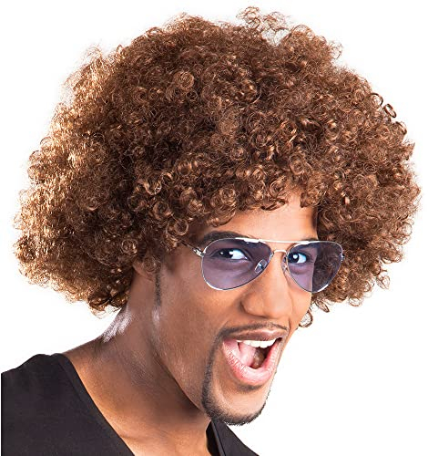 Boland - Lockenperücke für Erwachsene, Kurzhaar Frisur aus Kunsthaar, Perücke für Karneval, Halloween und JGA, Zubehör für Faschingskostüme