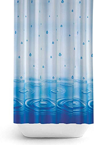 TEXTIL DUSCHVORHANG GRÄSER DESIGN 120x200 cm INKL. RINGE GRÜN HELLGRÜN! SHOWER CURTAIN GREEN!