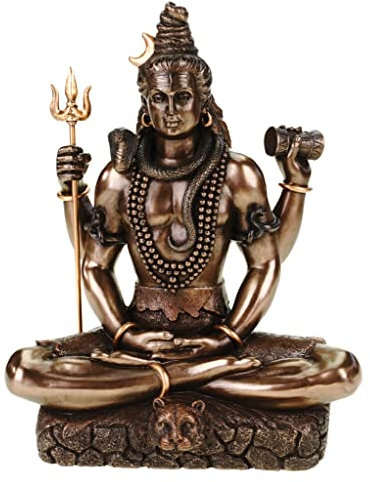 VOGLER Joh. Vogler GmbH Indianer Shiva Gott mit Hinduismus Dreizack Indien Figur
