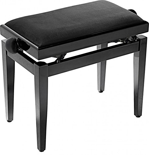 Stagg PB39 BKM VBK Klavierbank mit Sitzfläche matt schwarz