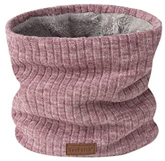 NovForth Winter Halsschlauch Herren Ski, Halswärmer Halstuch Männer Gesichtsschal Damen, Fleece Schal Schlauchtuch für Herren Gamaschenmaske, Winddichte Kreisschlaufenschals
