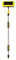 Easy Shopping® Heavy Duty TELESCOPIC Water Fed Extendable Car Van Trucks Caravans Conservatories Boats, Decking Wash Window Cleaning SQUEEGEE Brush Soft Cushioned Grip (2 Meter)