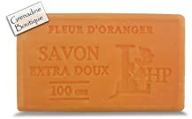 Grenadine Boutique - Savon de Marseille 72% D'Huile d'Olive Extra Doux et Sans Paraben - Fleur D'Oranger