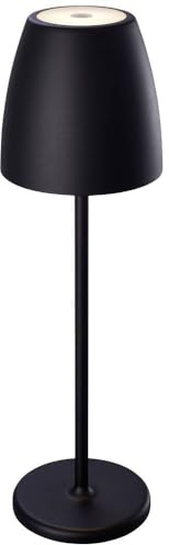 Outdoor LED Akku Tischleuchte TAVOLA IP54, 2W 2700K 200lm 90°, mit Touch-Dimmer + USB-C Netzteil, nachtschwarz