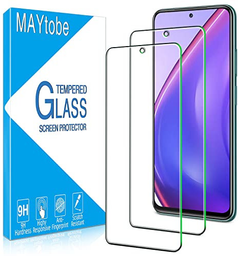 MAYtobe 2 Pièces Verre Trempé pour Xiaomi Redmi Note 10 Pro, Note 10 Pro Max, Film Protection écran Dureté 9H, Sans Bulles, Anti-Rayures, facile à installer, Haut Définition, Ultra Résistant