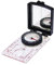 SkinStar Kompass mit Spiegelfläche 5 Kartenmaßstäbe Outdoor Navigation Kartenkompass