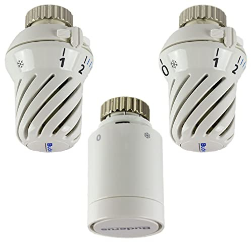 Thermostatkopf für Buderus Logafix Kompaktheizkörper Rohre seitlich BH2 BH2-W0 BH1-W0 > mit Nullstellung (BH2-W0)