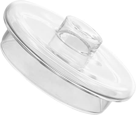 OSALADI Glas- Oberer Teekrug Mit Deckel Glas-Teekessel Klarglas- Glasabdeckung Für Teekessel Teekannen-Zubehör Ersatzdeckel Für Teekessel Hochwertige