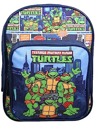 BAGTROTTER Rucksack 31 cm mit Kindergartentasche Ninja Turtles Blau